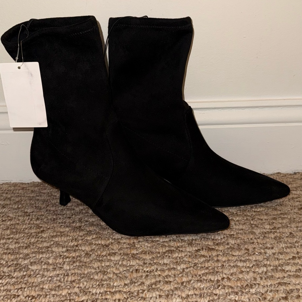 NWT H&M Black Women's Heeled Boots